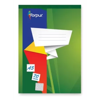 Notizbuch, herausnehmbare Seiten, Forpus, A5/70, kariert 0723-002