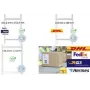 Versandetiketten Herma 58301 perforiert 103 x 199 mm, Packung (perforierte Bögen)