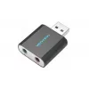 Vention USB External Sound Card Schwarz Metal Type