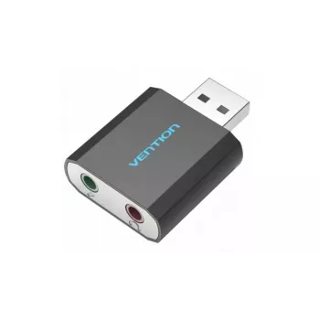 Vention USB External Sound Card Schwarz Metal Type