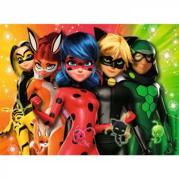 Kinderpuzzle Ravensburger – Ladybug en mission, 100 Teile