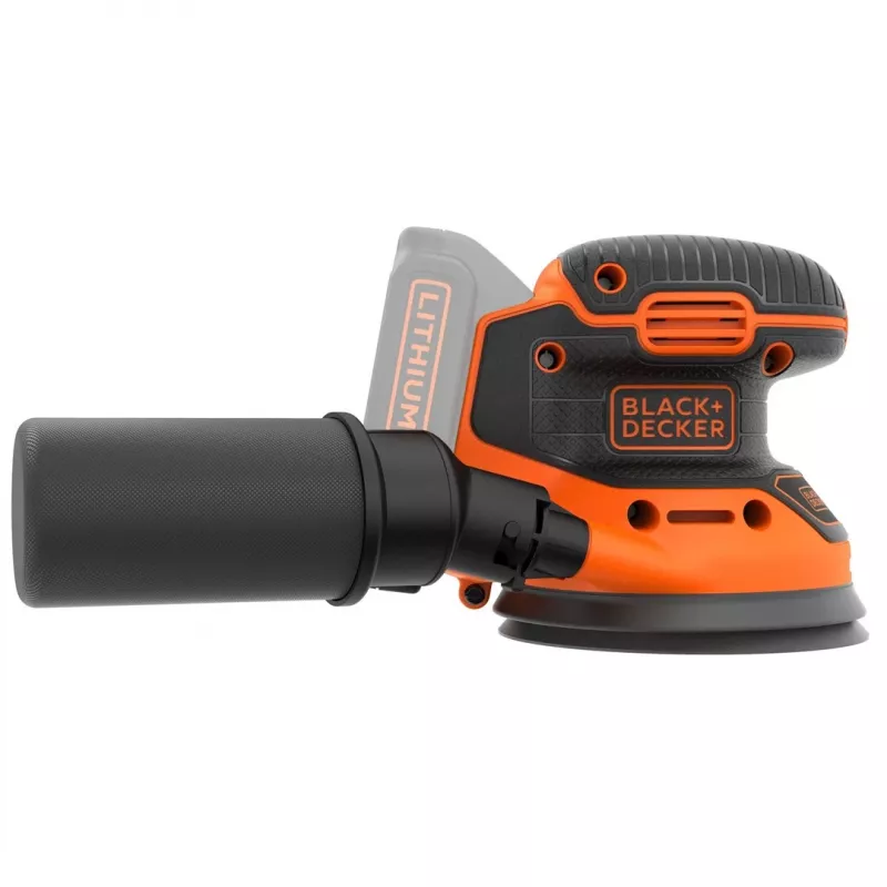 Schwarz & Decker BDCROS18N-XJ tragbarer Schwingschleifer 12000 U/min Schwarz, Orange