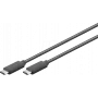 USB-Kabel WENTRONIC HL66507 USB 3.2 Gen 1 1,5 m USB C Schwarz