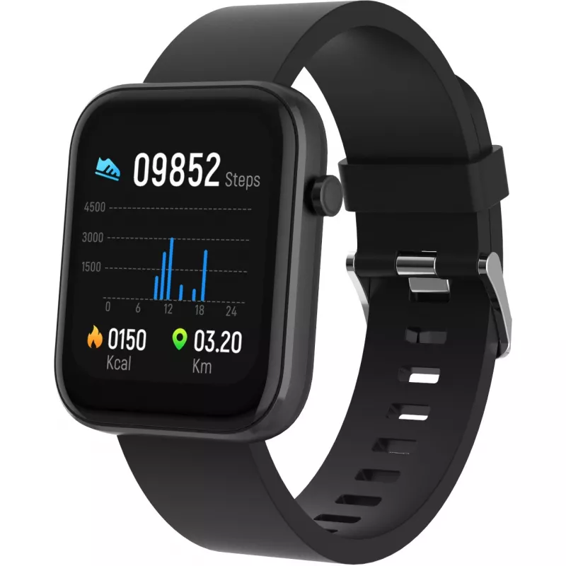 DENVER SW-182 - Smartwatch mit Armband - 4,3 cm (1,7 Zoll) Display - Bluetooth - Schwarz (116111000580)