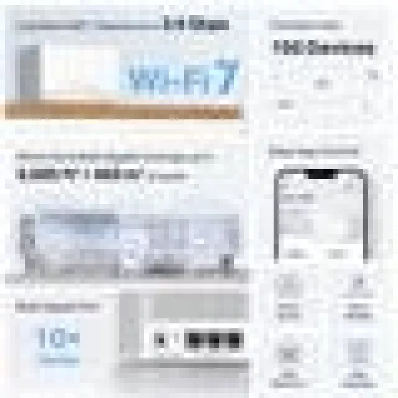 Mesh-WLAN System TP-LINK Mercusys Halo H25BE (Wi-Fi 7, Dualband 2,4/5 GHz, 2880 Mbps) 2er-Pack, 3 interne Antennen, weiß