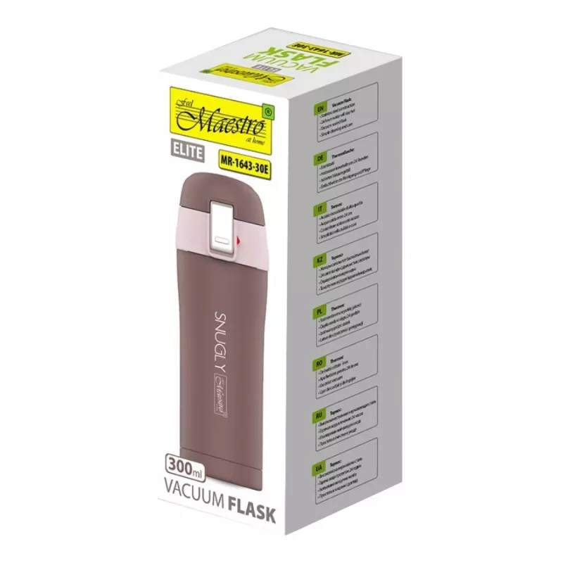 MAESTRO THERMO MUG 'SNUGLY' 300 ml braun