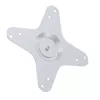 Adapterplatte WANBO DECKEHALTERUNG ZUBEHÖR Aluminium Silber 170x170mm