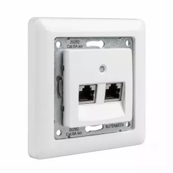 RJ-45-Steckdose Rutenbeck 136104070