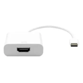 HDMI–HDMI-Kabel Garbot 0,2 m weiß (USB‑C-auf-HDMI-Adapterkabel, 20 cm)