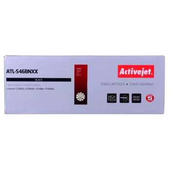 Tonerkartusche ActiveJet ATL-546BNXX schwarz, kompatibel mit Lexmark, 8.000 Seiten, Einzelpack