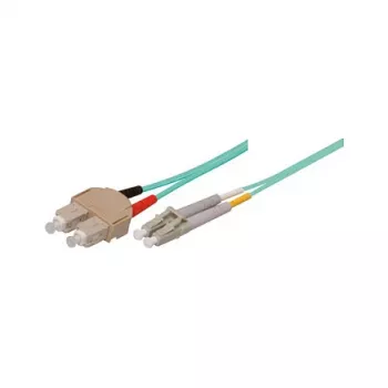Patchkabel LWL Duplex OM3 (Multimode, 50/125) LC/SC, LSZH, umpolbare Polarität, 2m, Good Connections®