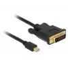Videokabel-Adapter DeLOCK 83988 Mini DisplayPort auf DVI-D 1m