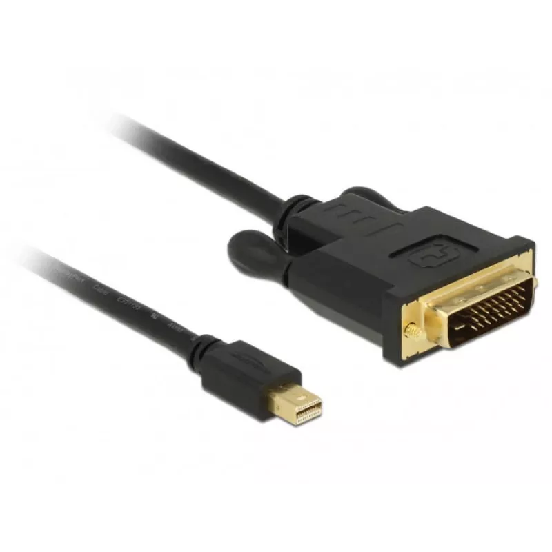 Videokabel-Adapter DeLOCK 83988 Mini DisplayPort auf DVI-D 1m