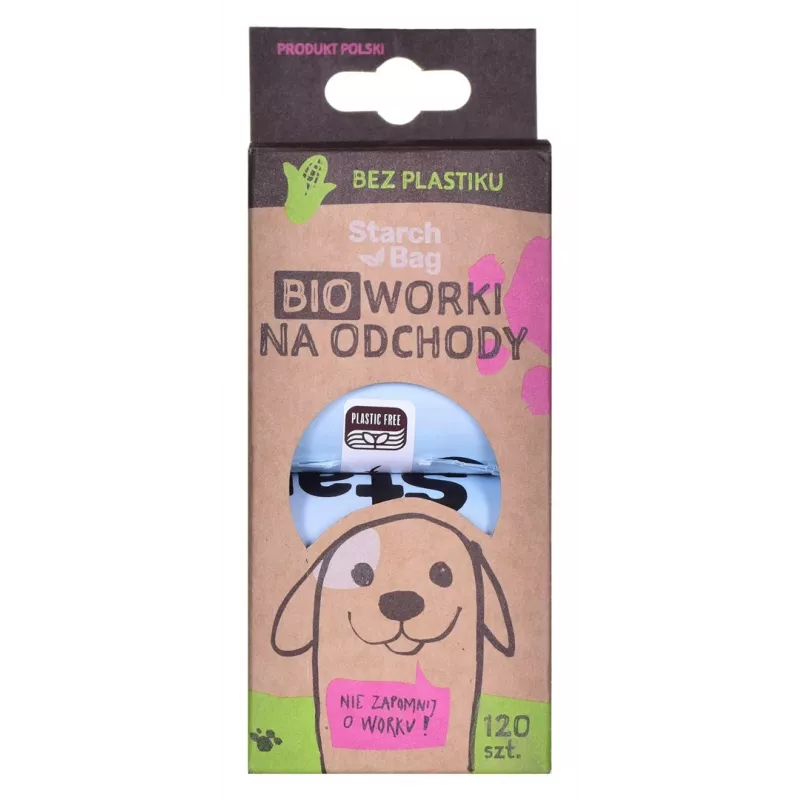 STARCH BAG - Hundekotbeutel - 8 x 15