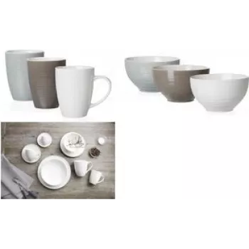 Porzellan-Müslischale ritzenhoff & breker SUOMI Graublau 140 mm spülmaschinenfest