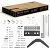TV-Ständer/Standfuß ONKRON TS1140-W für 66–165,1 cm (26 Zoll–65 Zoll) Bildschirme, 35 kg, VESA 100x100–400x400, Höhe 880–1100 mm, weiß