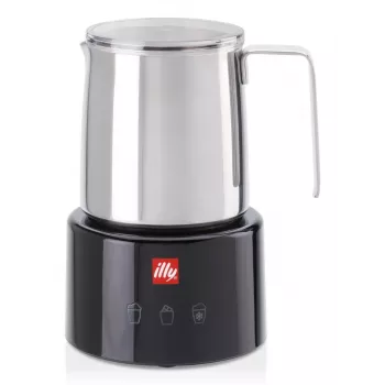 Milchaufschäumer/-wärmer Illy 23760 Schwarz Edelstahl 250ml