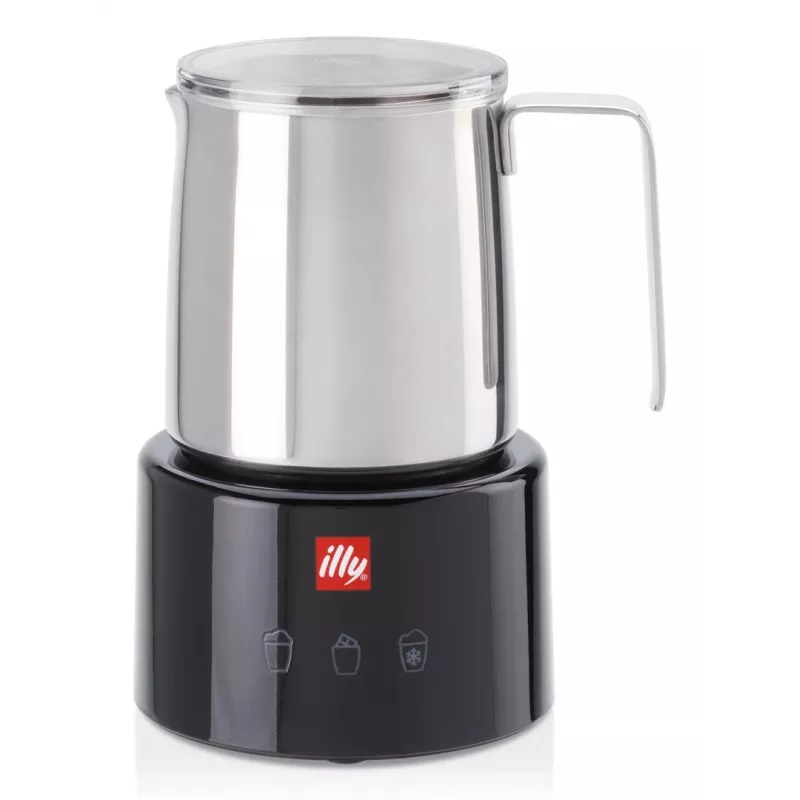 Milchaufschäumer/-wärmer Illy 23760 Schwarz Edelstahl 250ml