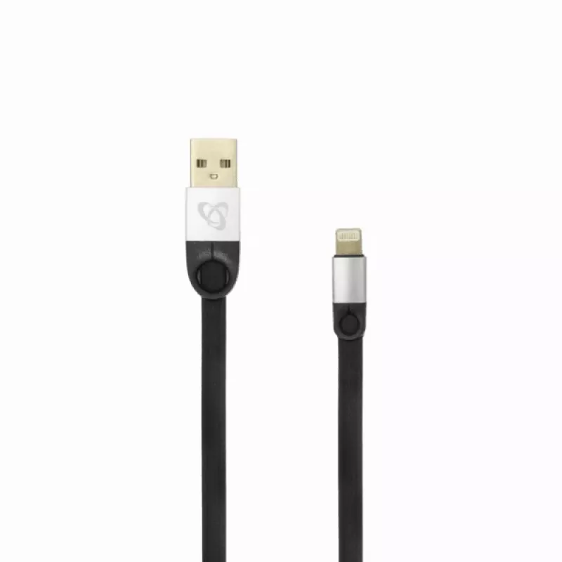 Sbox USB 2.0-8-Pin/2.4A schwarz/silber