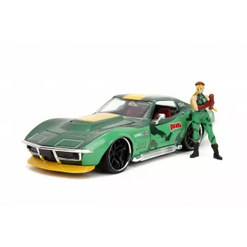 Car Jada Toys Street Fighter 1969 Chevrolet 1:24 Metall Grün