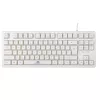 Mechanische Tastatur Baracuda Krill White KRILL-W — kompaktes Layout, USB-Anschluss