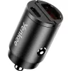 Autoladegerät YENKEE CAR 02 Power Delivery 30W mit USB-A- und USB-C-Anschlüssen
