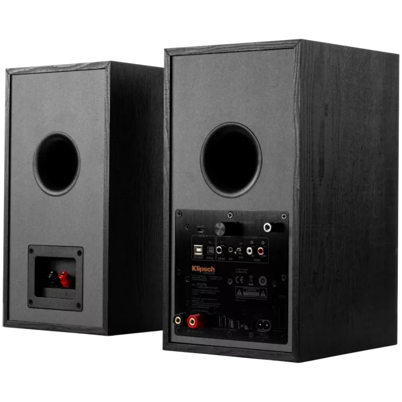 Aktiv-Regallautsprecher KLIPSCH R-51PM — Kabelgebunden & Kabellos, 120 W, Schwarz/Kupfer