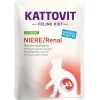 Nassfutter für Katzen KATTOVIT Niere/Renal 85 g Beutel – 12 x 85 g, Geflügel (Rind, Huhn, Ente, Pute) für ausgewachsene Katzen mit Niereninsuffizienz