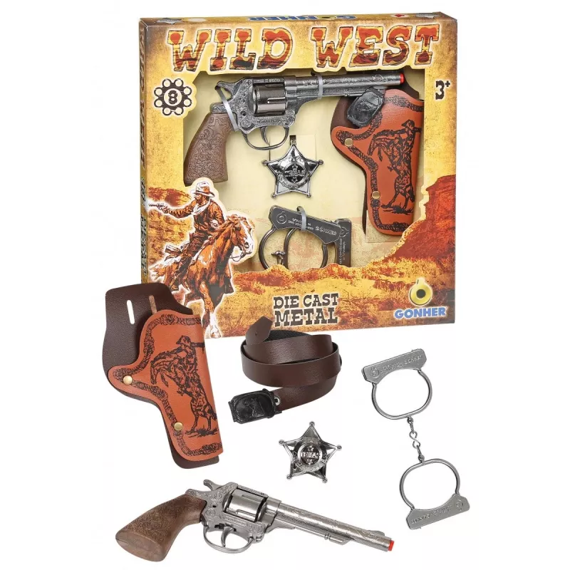 Toy-Cowboy-Set Gonher Modell 239850 – Spielkostüm-Zubehör für Kinder