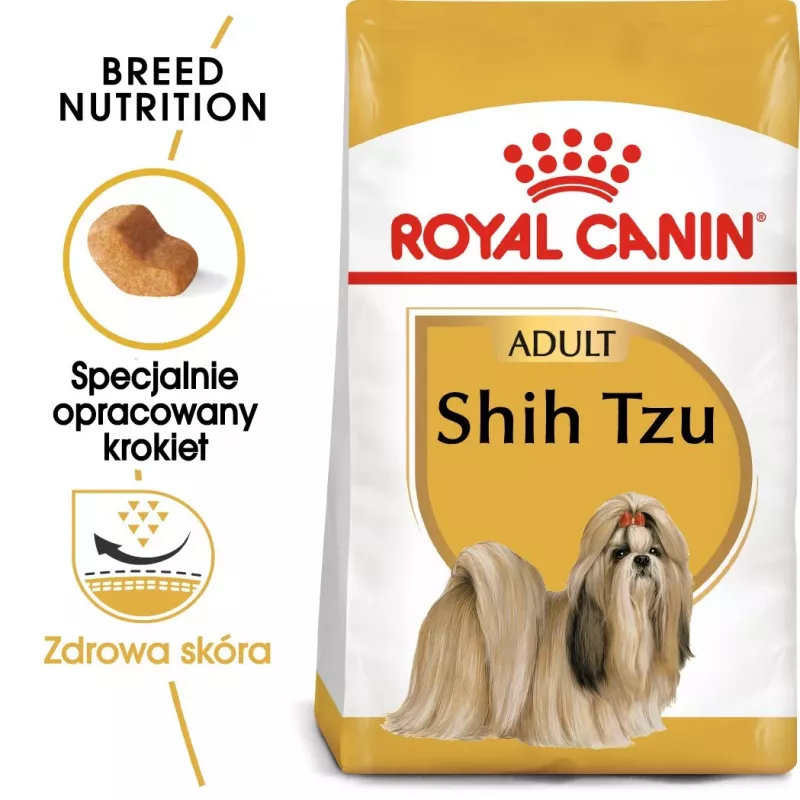 Trockenfutter für Hunde Royal Canin Shih Tzu Adult 7,5 kg — Huhn, 24 % Protein, 20 % Fett