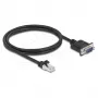 Netzwerkkabel DELOCK 64351 — Cat5e S/UTP (STP), RJ‑45 auf RJ‑45, 1 m, schwarz