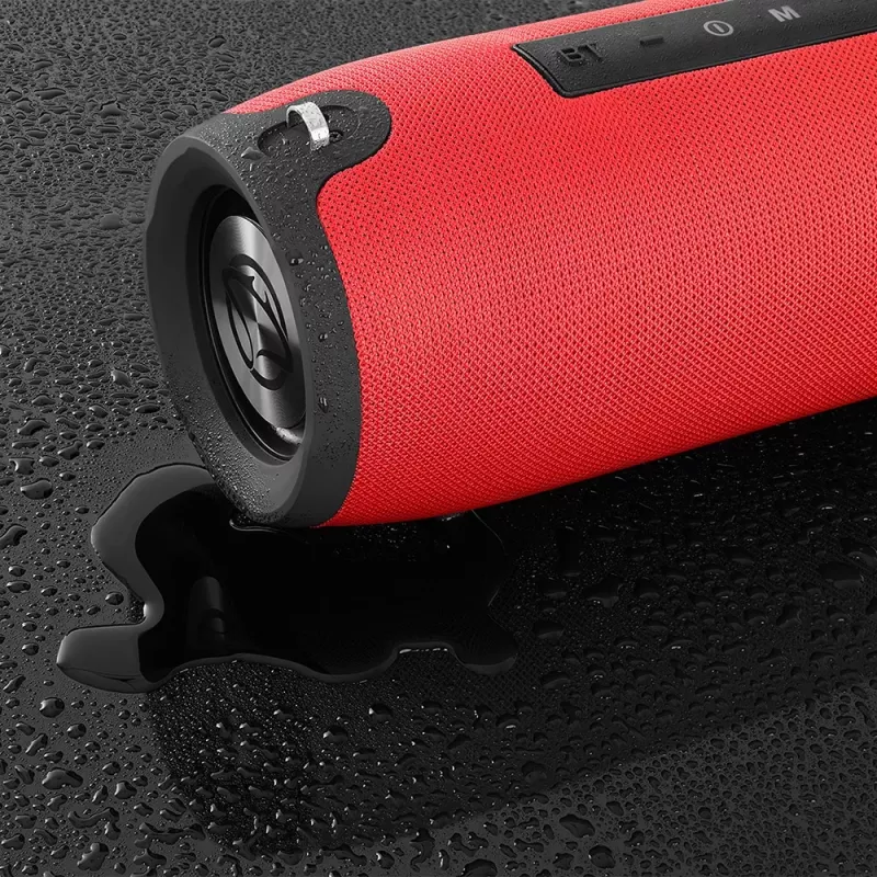 MANTA SPK15GO-BK tragbarer Bluetooth-Lautsprecher — 20 W, 3600 mAh, bis zu 8 h, schwarz