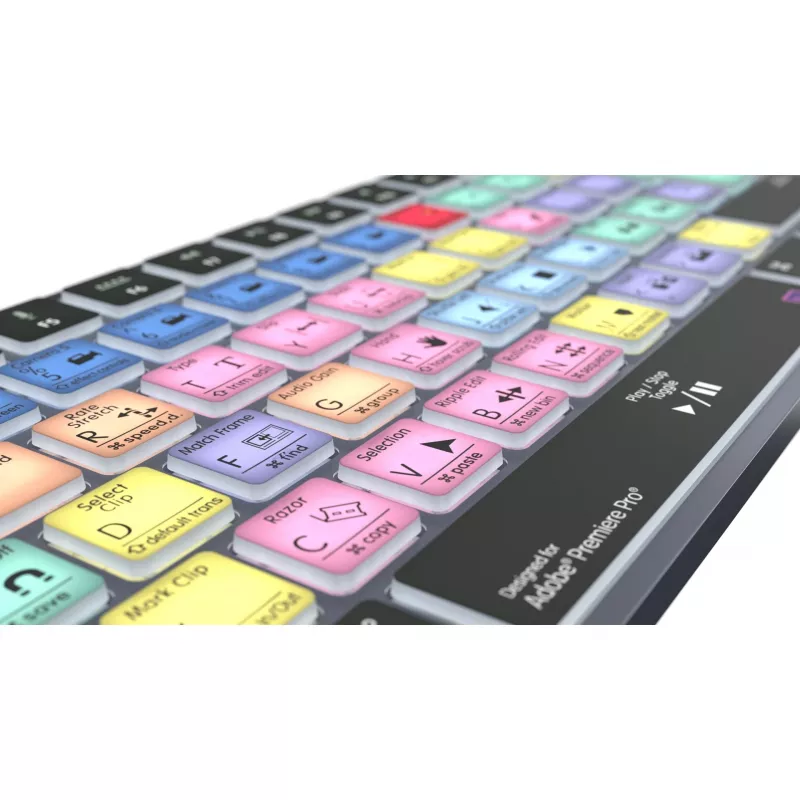 Logickeyboard LKB-PPROCC-TM-UK Tastatur Büro Bluetooth QWERTY Englisch Full-size