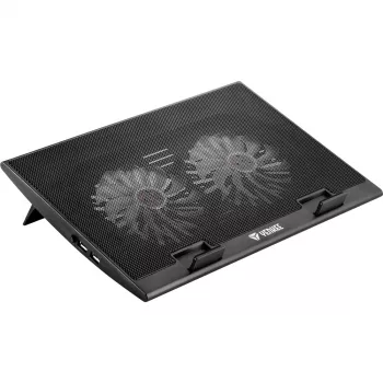 Laptop-Kühlpad YENKEE YSN 120 43,2 cm Schwarz Blau