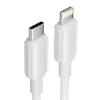 USB-C-auf-Lightning-Kabel 3A 480Mbit/s 1m WEISS