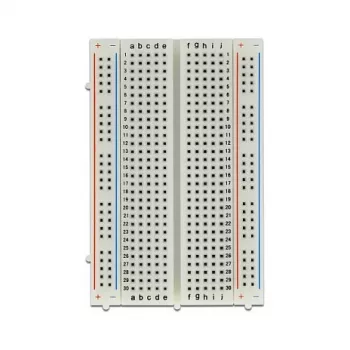 Breadboard DELOCK 18315 — Kunststoff weiß, 54 × 84 × 9 mm