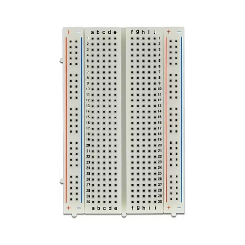 Breadboard DELOCK 18315 — Kunststoff weiß, 54 × 84 × 9 mm