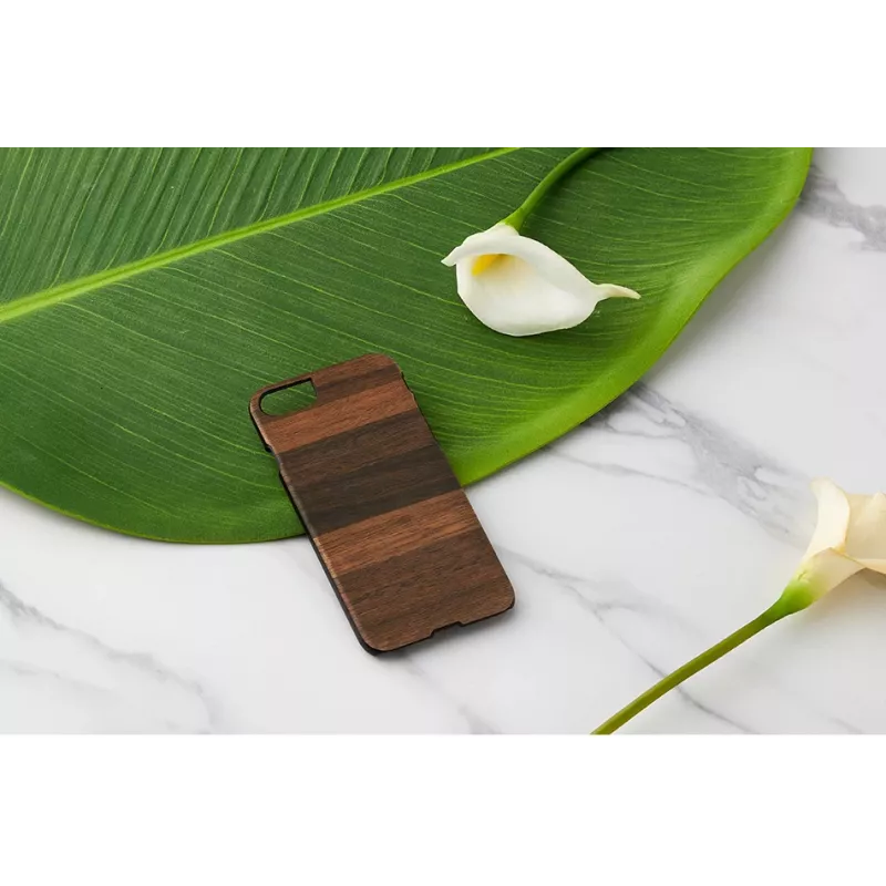 Schutzhülle Man and Wood für iPhone 7/8 – fango Schwarz