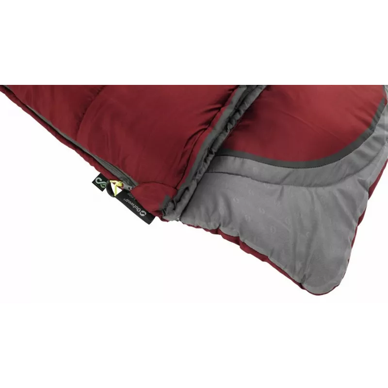 Schlafsack Outwell Contour Junior rechteckig Polyester 170 cm x 70 cm, rot