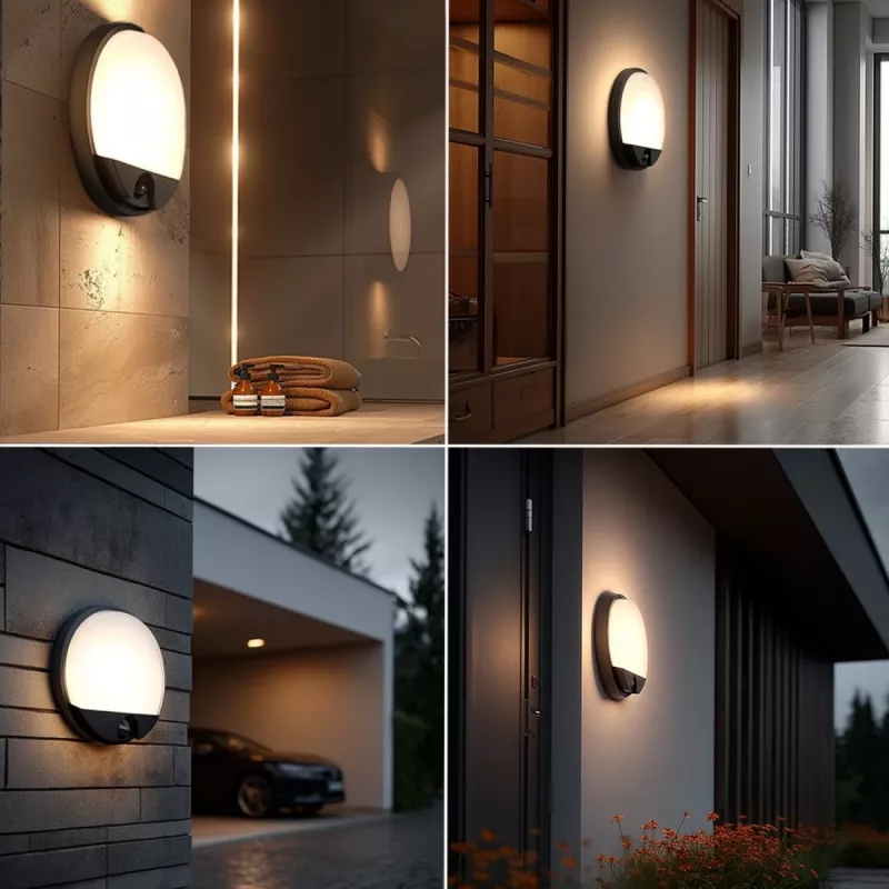 LED 15W Lampe mit Infrarot-Bewegungssensor MACLEAN MCE291 GR