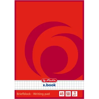 Notizblock-Einlage A5 Herlitz x.book 150x210 mm 50 Blatt