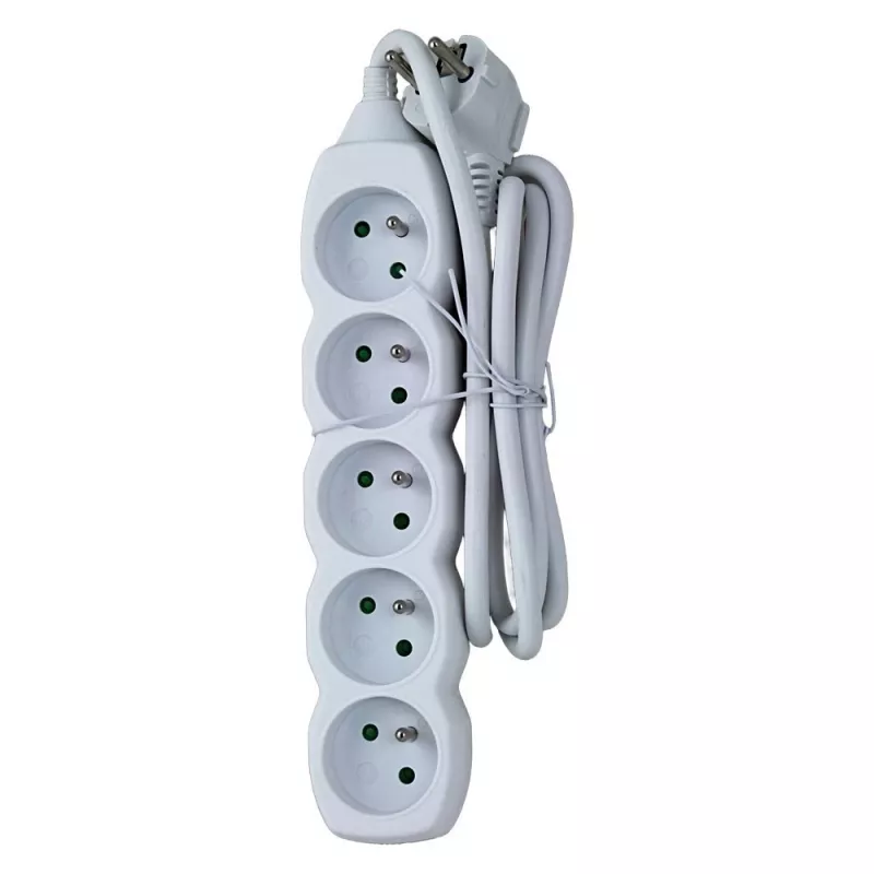 Steckdosenleiste ESPERANZA ELK207W — 1,5 m Kabel, 5 Steckdosen Typ E, Innenbereich, 220–250 V