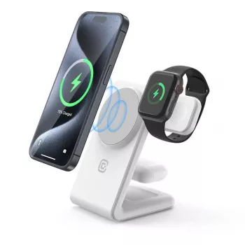 3-in-1 Wireless Charger MagSafe für iPhone, Apple Watch und AirPods Crong