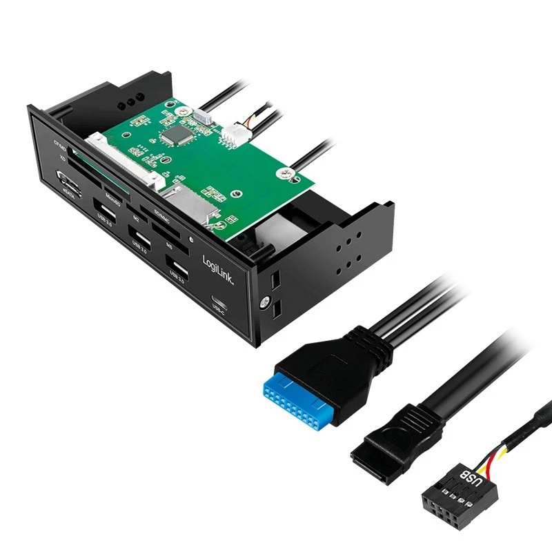 Kartenleser LogiLink UA0341 SATA Intern Schwarz