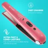 Kabelloser Keramik-Haarglätter Revamp ST-1700PK-EB — Kompakt Pink