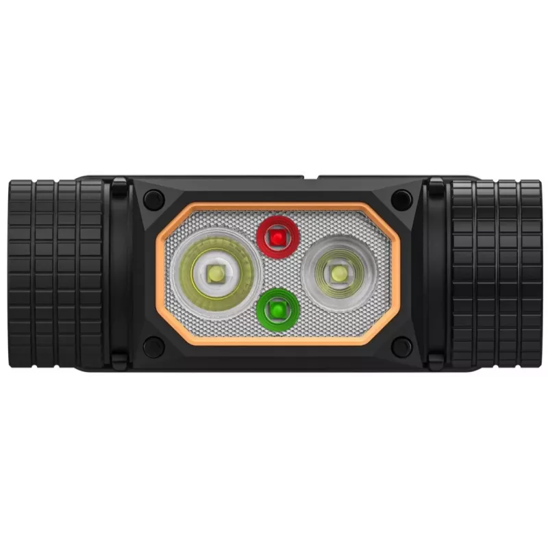 Stirnlampe Duracell DH2000R Geschenkbox – kompakte schwarz/orange wiederaufladbare Stirnlampe