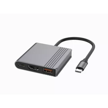 I/O-ADAPTER USB-C AUF HDMI/USB3/3IN1 A-CM-COMBO3-05 GEMBIRD