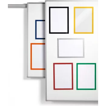 Magnetischer Info-Rahmen Durable DURAFRAME A4, 5er-Pack, grün, Modell 486905