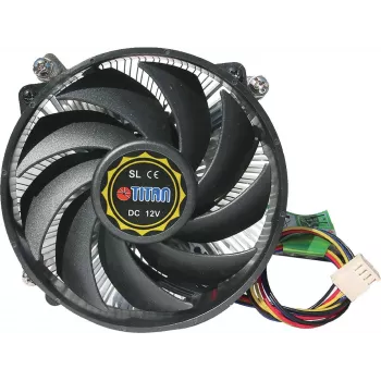 Titan DC-HA21TZ/RPW CPU-Kühler für Intel Sockel LGA1700, Low-Profile-Design (95W) (DC-HA21TZ/RPW)