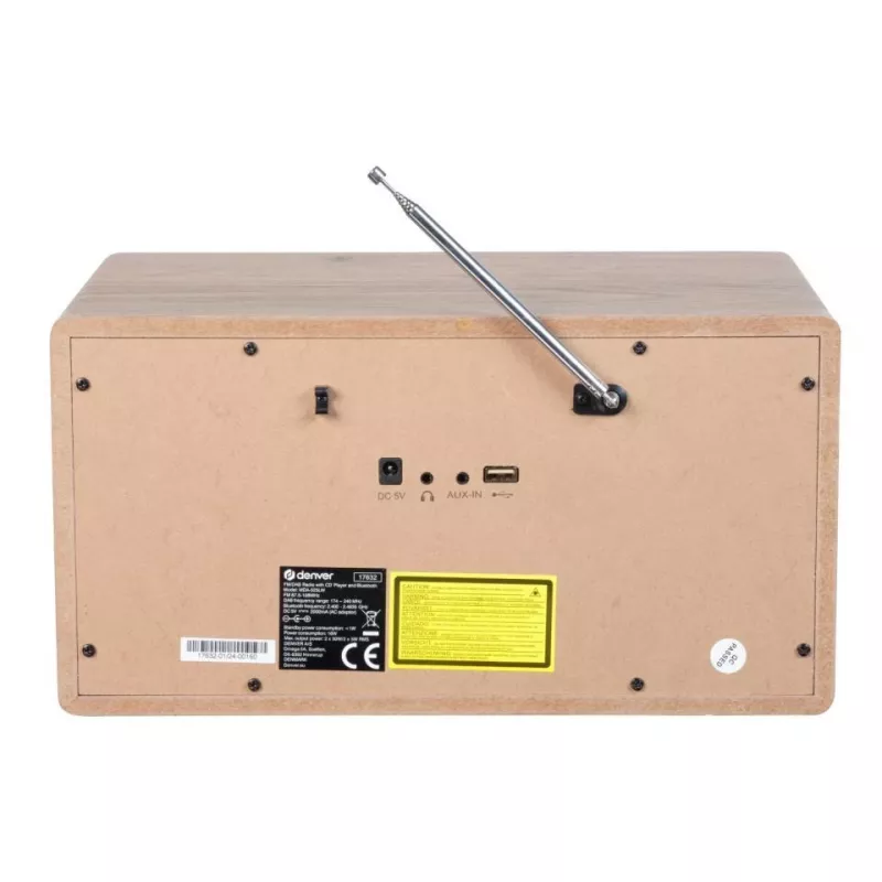Persönlicher CD-Player Denver MDA-525LW Holz 10 W DAB+ FM